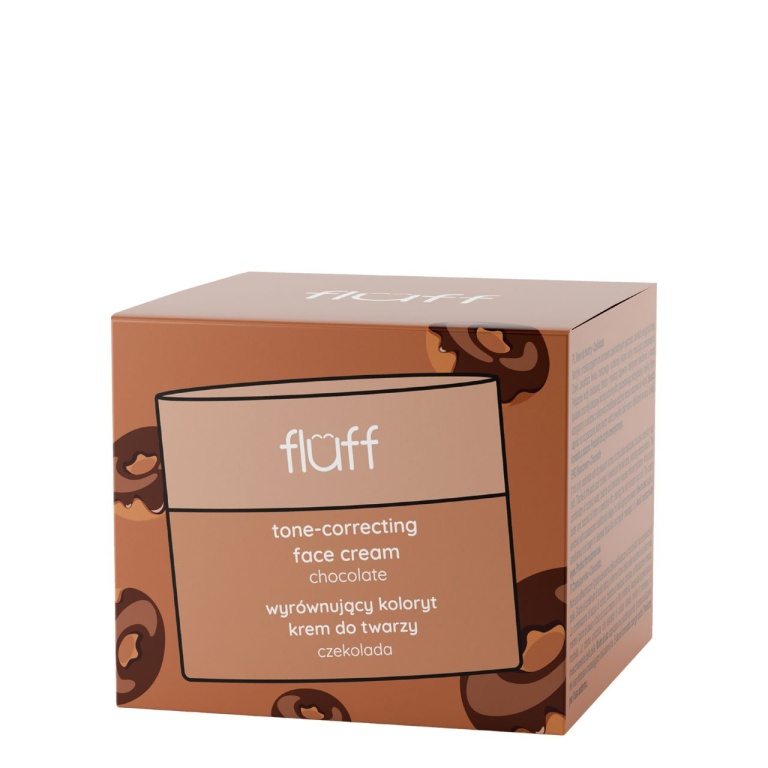 Fluff Chocolate Tone-Correcting Face Cream 50ml - Image 1
