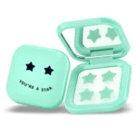 PIMPLE STAR PATCHES & MIRROR CASE Green Pimple Patches