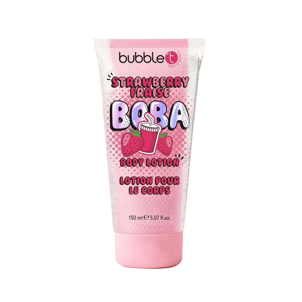 strawberry-milk-boba-body-lotion-white Strawberry Boba Body Lotion (150ml) - Image 1